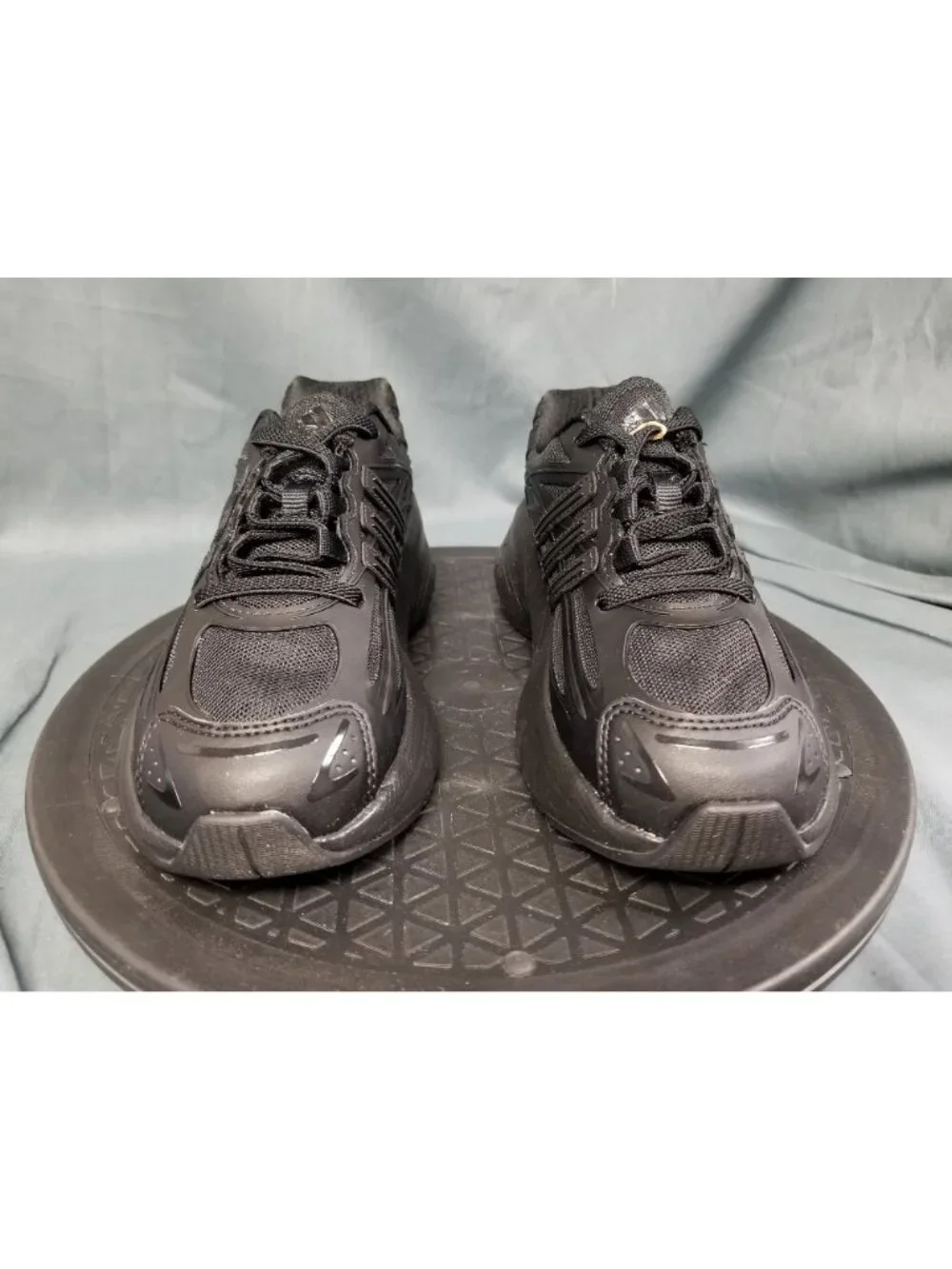 Adidas Adistar XLG 2.0 EL C (PS) Sneakers Mesh Black Kids Size 2 NEW NO BOX!